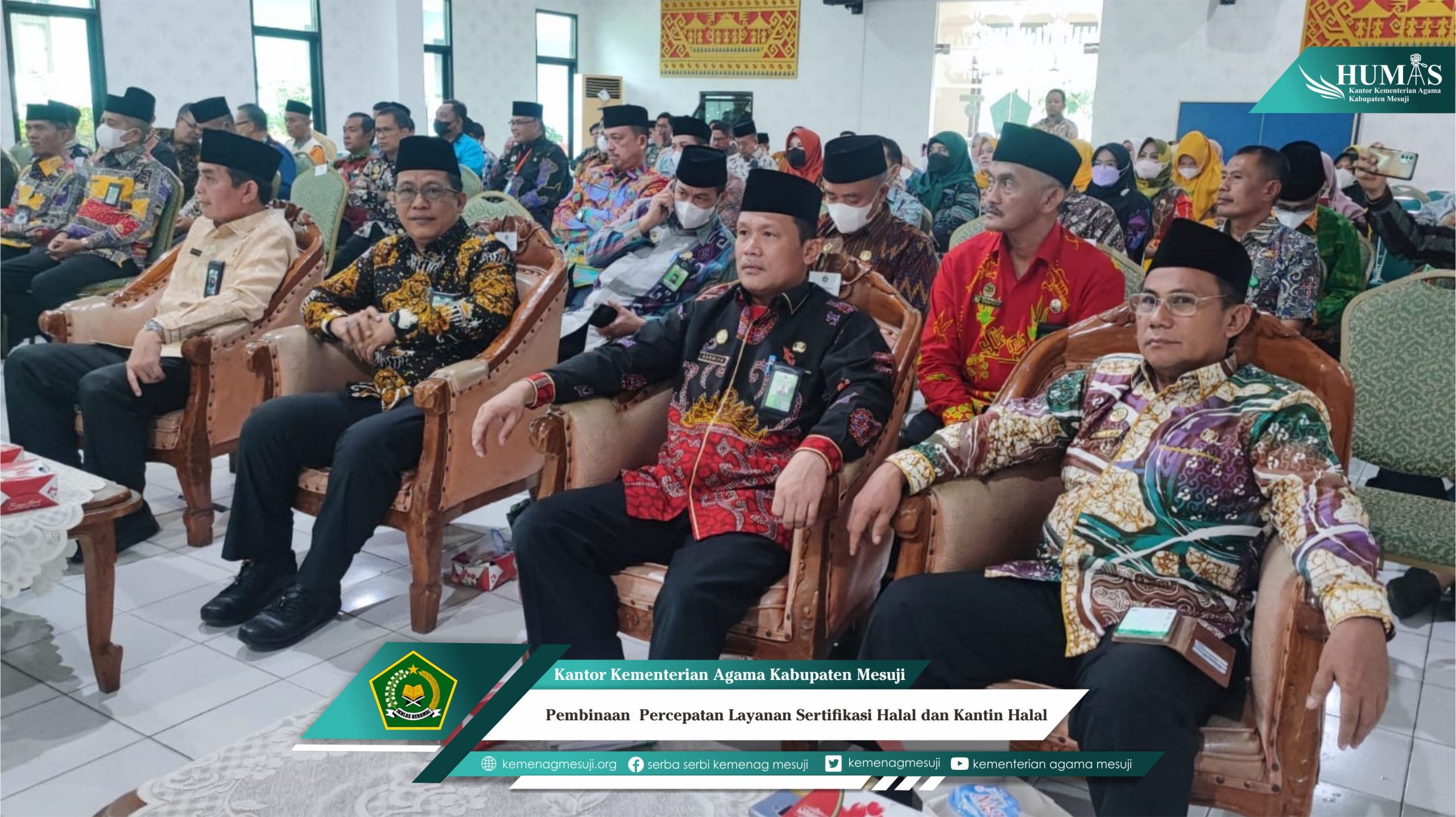 Percepatan Layanan Sertifikasi Halal dan Kantin Halal, Kakankemenag Mesuji Rakor Bersama Kepala BPJPH