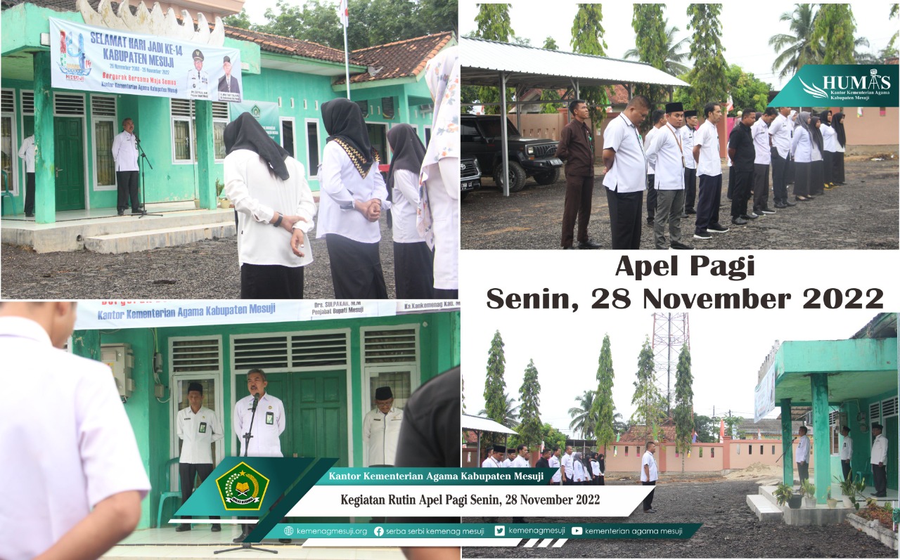 Kasi Pendis sampaikan Pesan Penting  pada Apel Pagi, Senin 28 November 2022