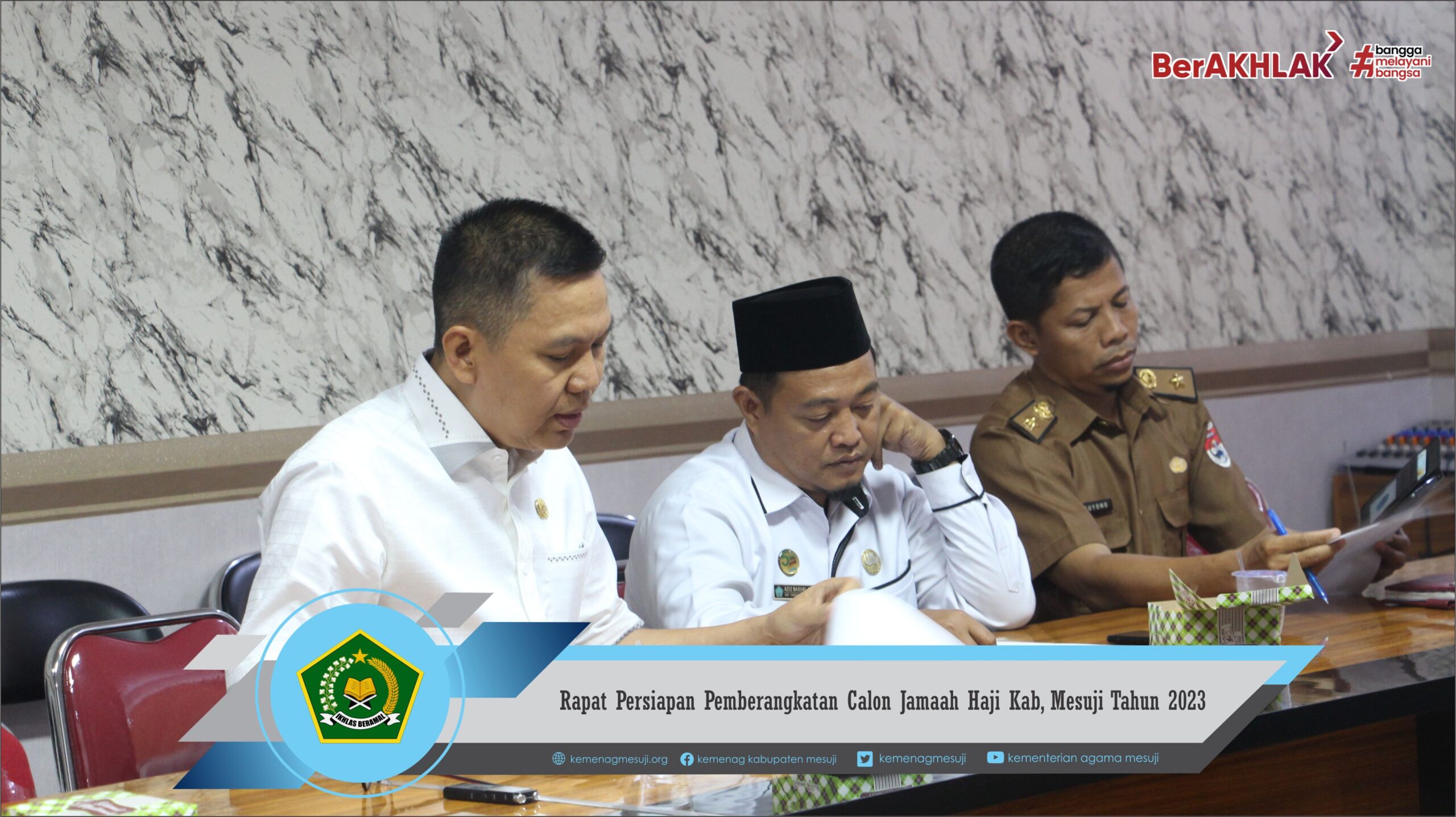 Kemenag Mesuji bersama Pemda Mesuji adakan Rapat Persiapan Pemberangkatan Calon Jamaah Haji Tahun 2023