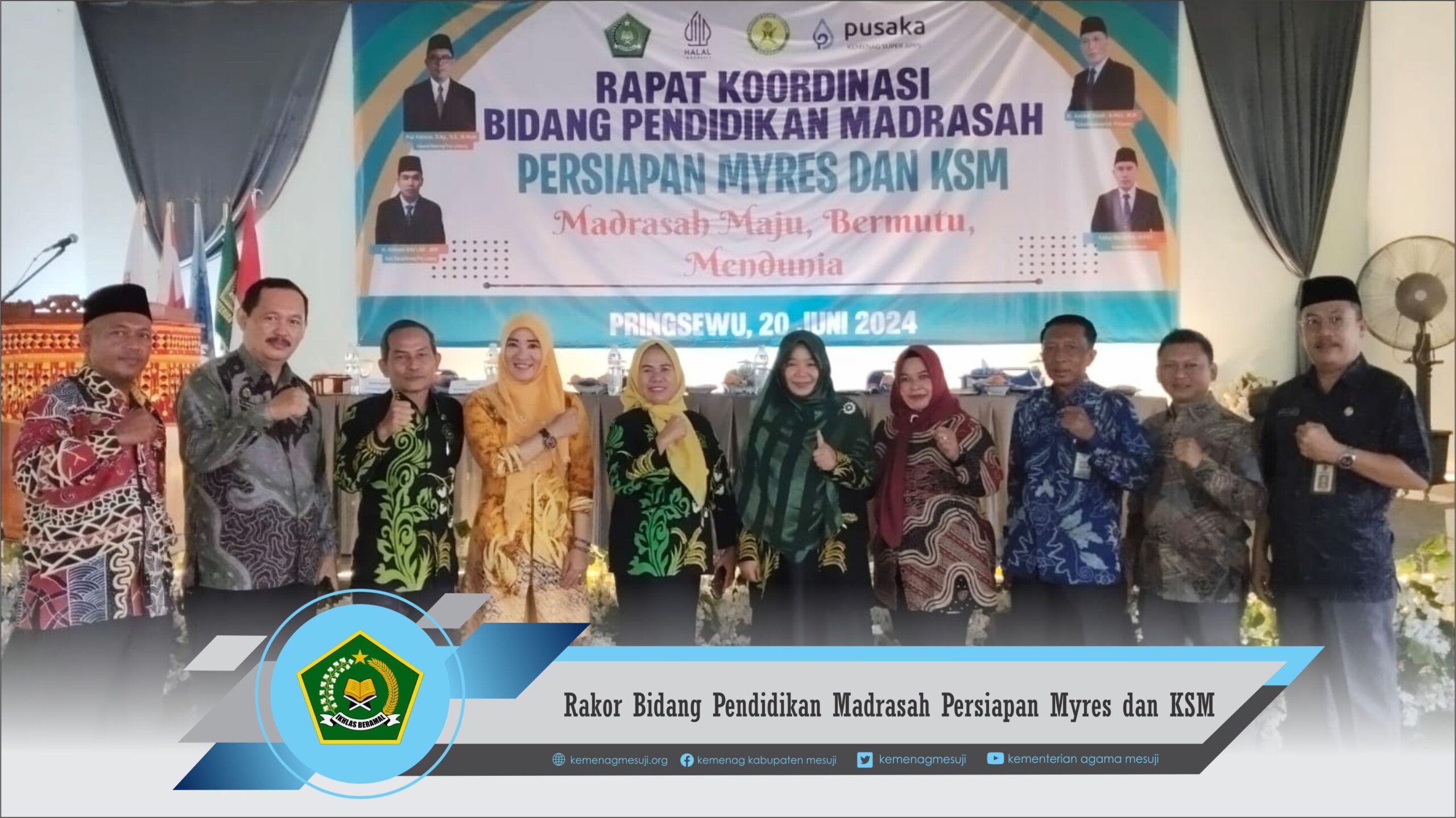 Rapat Koordinasi Bidang Pendidikan Madrasah Persiapan Myres dan KSM Tahun 2024